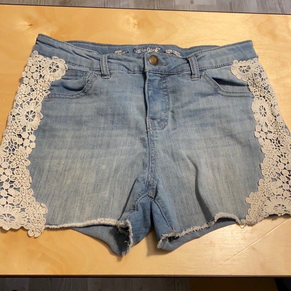 Girls denim shorts